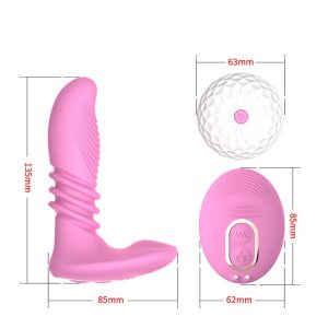 Kimi Vibrator Wearable Thrusting Heating G Point Stimulation Pink