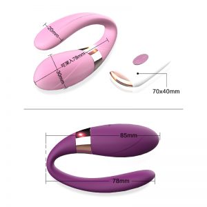 Couple Vibrator with remote control G Spot and Clitoris stimulation
