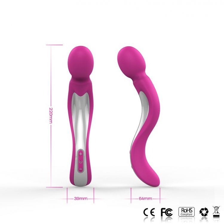 Wireless handheld massager with 7 vibration modes