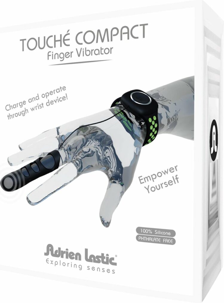 TOUCHE COMPACT Finger Vibrator Grün Black